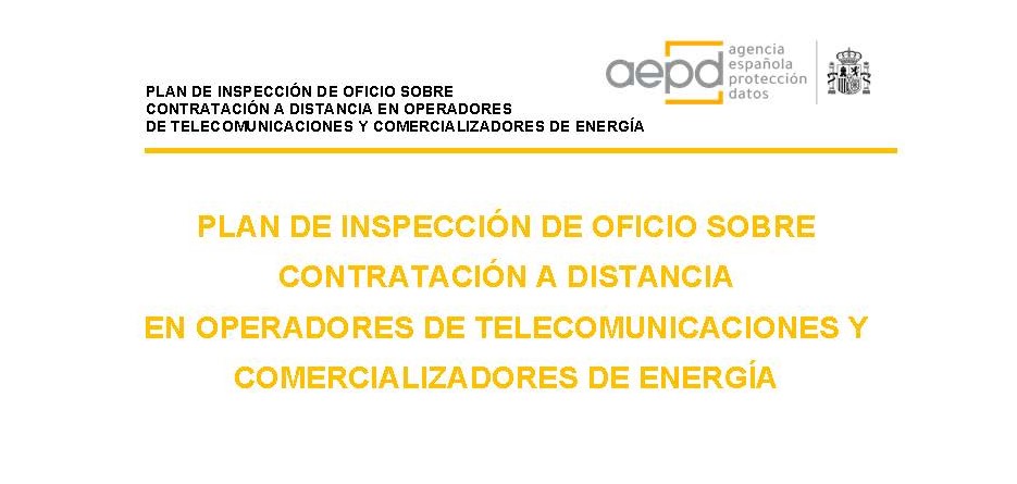 Plan de Inspección de oficio de contratación de telecomunicaciones y energía