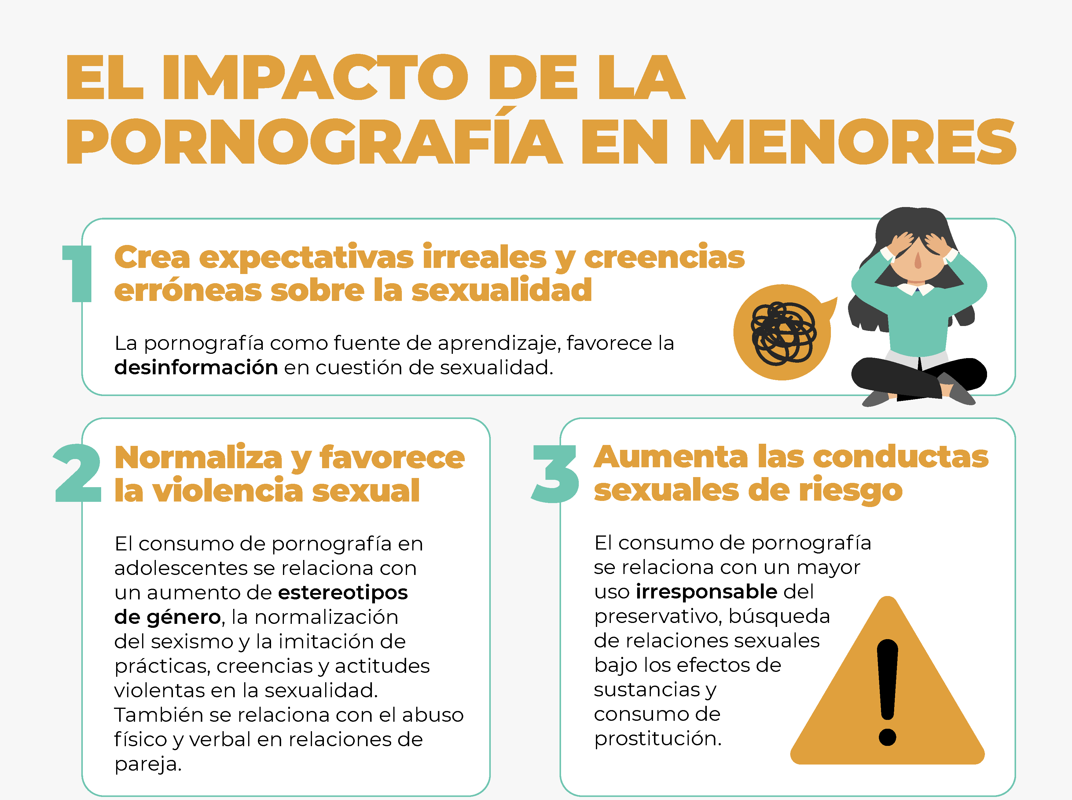 El impacto de la pornografía en menores