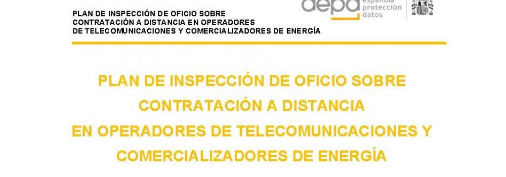 Plan de Inspección de oficio de contratación de telecomunicaciones y energía