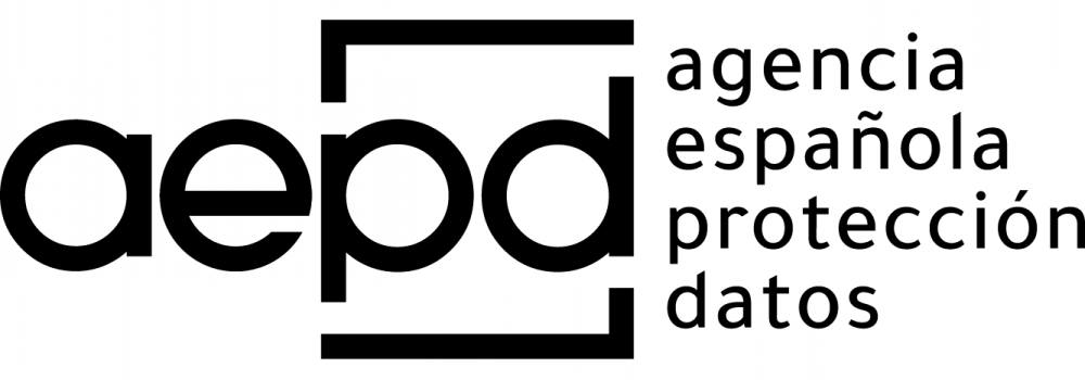 Logo AEPD una tinta