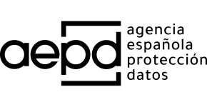 Logo AEPD una tinta
