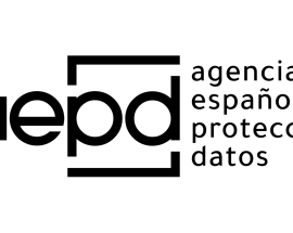 Logo AEPD una tinta