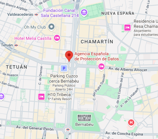 Mapa AEPD