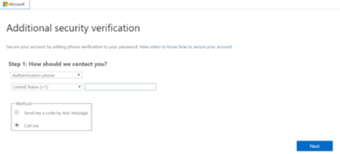 Two-factor authentication with Office 365