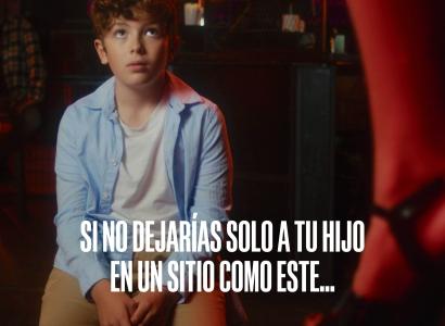 Si no dejarías solo a tu hijo en un sitio como este