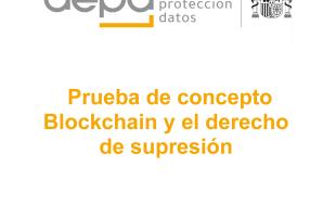 Prueba de concepto Blockchain y el derecho de supresión