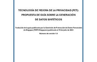 Guía sobre generación  de datos sintéticos